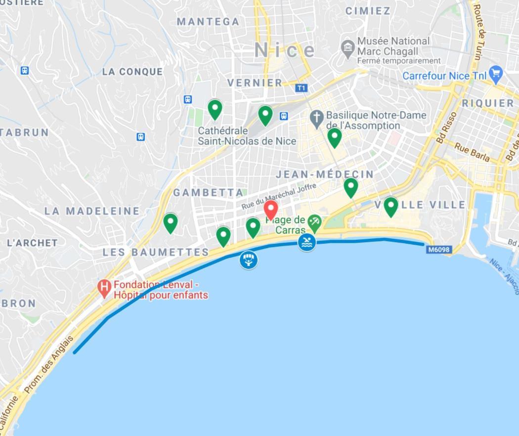 Studio A Nice Centre 200M De La Mer Ngoại thất bức ảnh